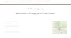 Desktop Screenshot of eletcelkonzultacio.hu